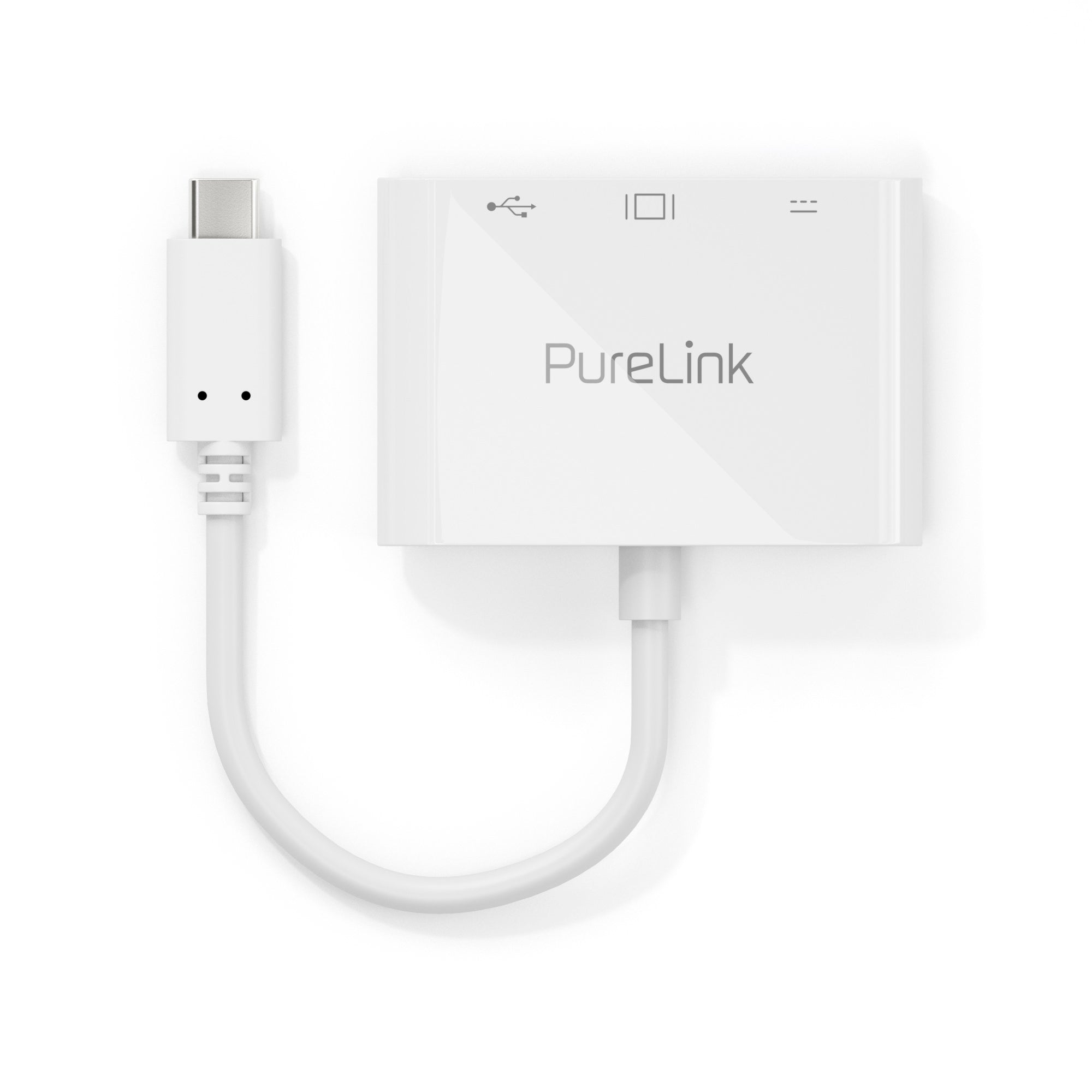 PureLink USB-C auf Multiport Adapter - iSerie - weiß - 0,10m PureLink USB-C auf Multiport Adapter - iSerie - weiß - 0,10m